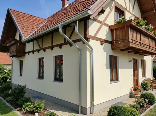 Neue Dachrinne nachher